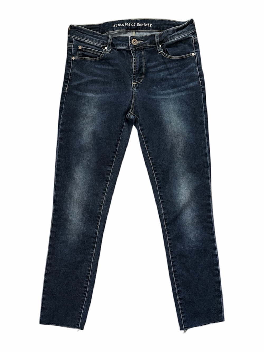 Articles Of Society Skinny Jeans in Faded Dark Indigo